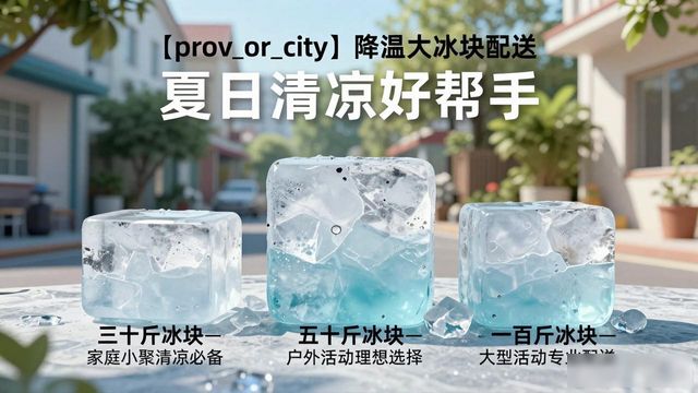 双流降温大冰块配送 夏日清凉好帮手