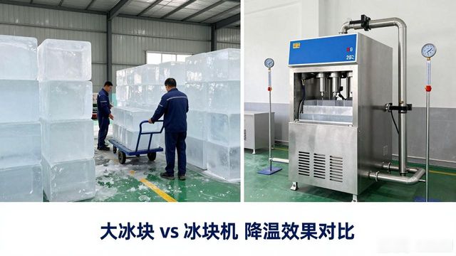 大冰块和冰块机哪个更划算_双流车间防暑降温大冰块_车间大冰块降温效果怎么样